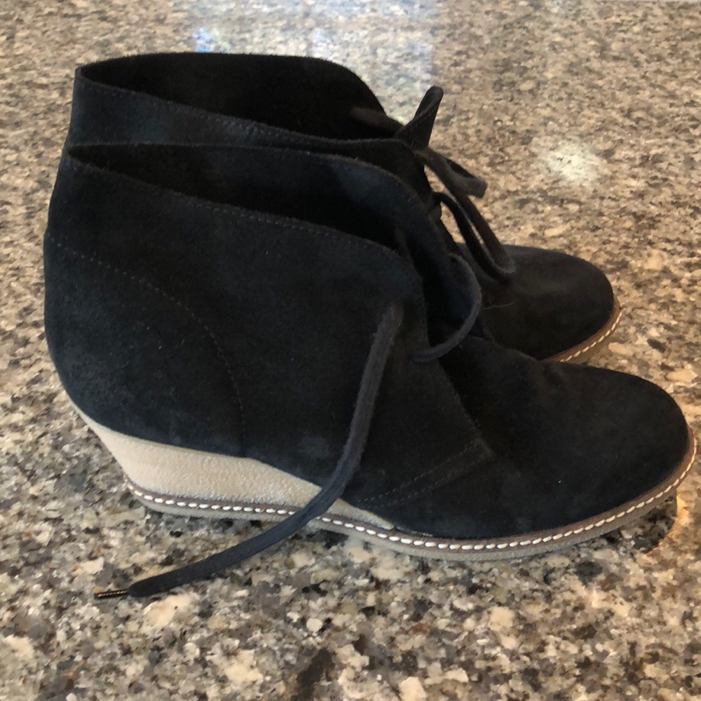 JCrew MacAlister suede wedges size 9